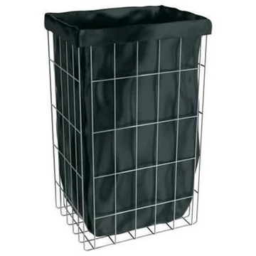 Huzalkosár, kapacitás 47 l, 340 x 540 x 260 mm, rozsdamentes acél drótháló