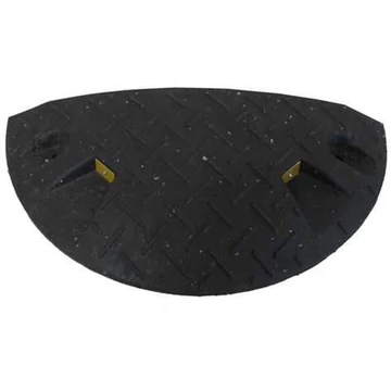 Forgalomlassító küszöb 10 km/h ajánlott sebességhez, 215 mm végelem, fekete szín