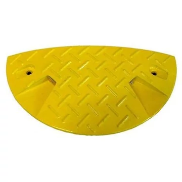 Forgalomlassító küszöb 20 km/h ajánlott sebességhez, 215 mm végelem, sárga szín