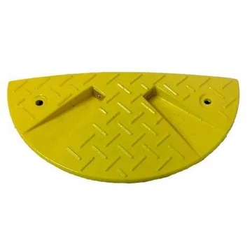 Forgalomlassító küszöb 30 km/h ajánlott sebességhez, 215 mm végelem, sárga szín