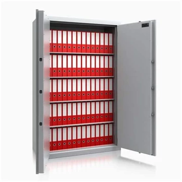 S2 biztonsági szekrény, kétszárnyú ajtók, h x sz: 1950 x 1260 mm