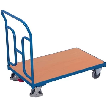 VARIOfit platós kocsi csőfogantyúval, 1000 x 600 mm, teherbírása 250 kg.