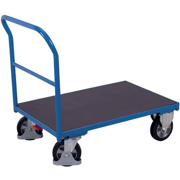 VARIOfit platós kocsi csőfogantyúval, 1000 x 700 mm, teherbírása 1000 kg