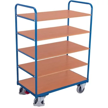 VARIOfit polcos kocsi , magas 1524 mm, 5 szint: 1000x700 mm, teherbírás 250 kg