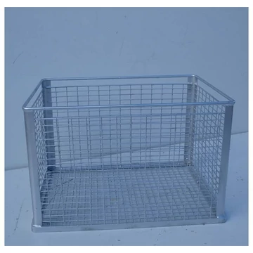 Rakatolható huzalkosár, ma x sz x mé: 815x565x525 mm, rácsméret 27x55 mm