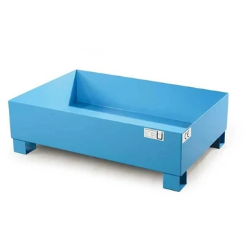 Acéltartály jóváhagyással, rács nélkül, gyűjtőtérfogat 65l, ma x sz x mé: 800x500x290 mm