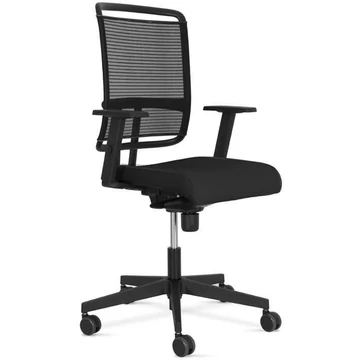 @ -SENSE MESH irodai forgószék, hálós háttámla, üléshuzat fekete, vázszerkezet fekete