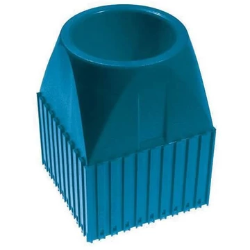 Műanyag doboz ISO 50 kúpos szárú szerszámokhoz, 10x10 modul, kék színű.