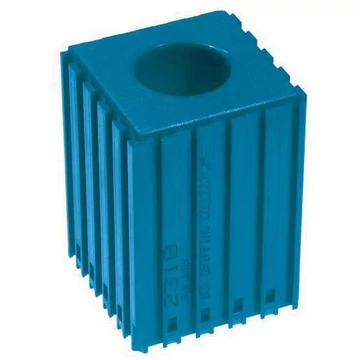 Műanyag doboz kúpos szárú szerszámokhoz MORSE - M2, 5x5 modul, kék színű.