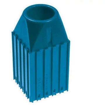 Műanyag doboz kúpos szárú szerszámokhoz MORSE - M5, 8x8 modul, kék színű.