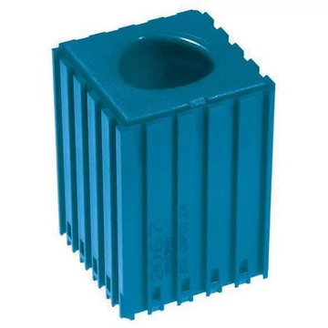 Műanyag doboz CAPTO - C 4 típusú szerszámeltávolításhoz, 5x5 modul, kék színű.