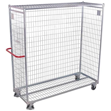 VARIOfit kocsi, horganyzott drótháló, sz x mé x ma: 1860x650x1850 mm, teherbírás 300 kg