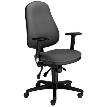 OFFIX irodai forgószék, állítható kartámaszok, huzat anyaga Lucia - antracit