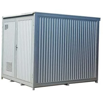 Tárolótartály gyűjtőtálcával, ma x sz x mé: 3000x2350x2400 mm, rácsos padló, szürke RAL9007