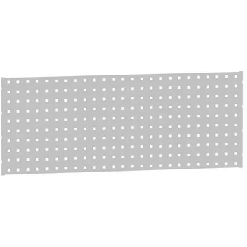 Perforált lemez, szürke színű RAL7035, hosszúság: 1500 x 380 mm