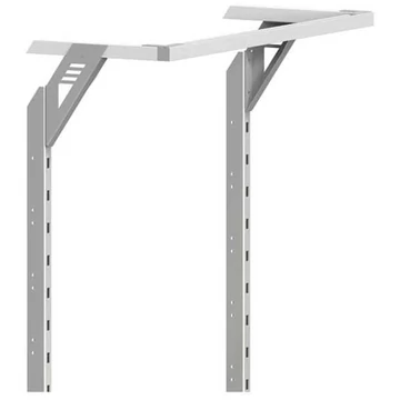 Vízszintes konzol, szürke színű RAL7035, hossza 2500 mm