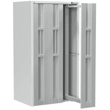 Műhelyszekrény 3 függőlegesen kihúzható kerettel, ma x sz x mé: 1950x1044x790 mm, világosszürke RAL7035