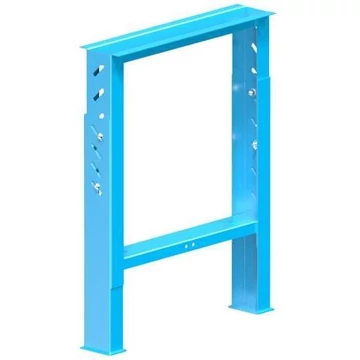 Munkaasztal láb, állítható magasság 630-1030 mm, mélység 703 mm, kék RAL5012