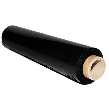 Stretch film 500 mm, fekete, 20 um, PU 6 tekercs (1 tekercs - nettó 2,6 kg)