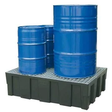 Euro-PE gyűjtőtálca 1205 x 805 mm, acélrácsokkal