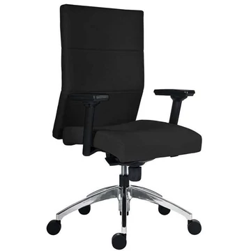 VERTIKA irodai forgószék, fekete színű, teherbírása 160 kg