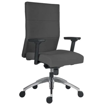 VERTIKA irodai forgószék, szürke színű, teherbírása 160 kg