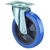 Beálló szállítógörgő, rugalmas kék, átm. 160 mm, teherbírás 300 kg
