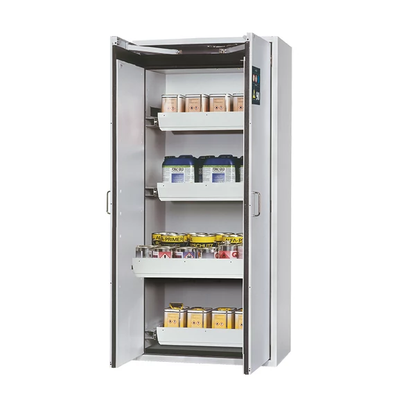Biztonsági tárolószekrény S-LINE S90.196.090.WDAS 4x fiók (porszórt acéllemezből)