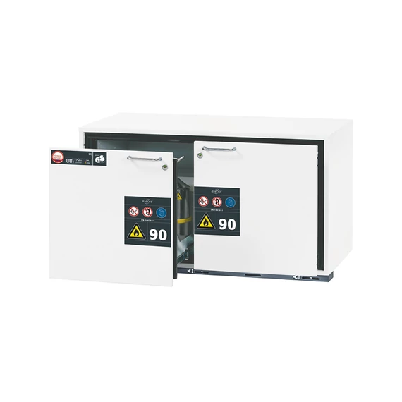 Biztonsági tárolószekrény UB-LINE UB90.060.110.2S 2x fiók (rozsdamentes acélból)