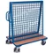 VARIOfit munkadarab-kocsi dróthálóval, 1200 x 800 mm, teherbírása 500 kg